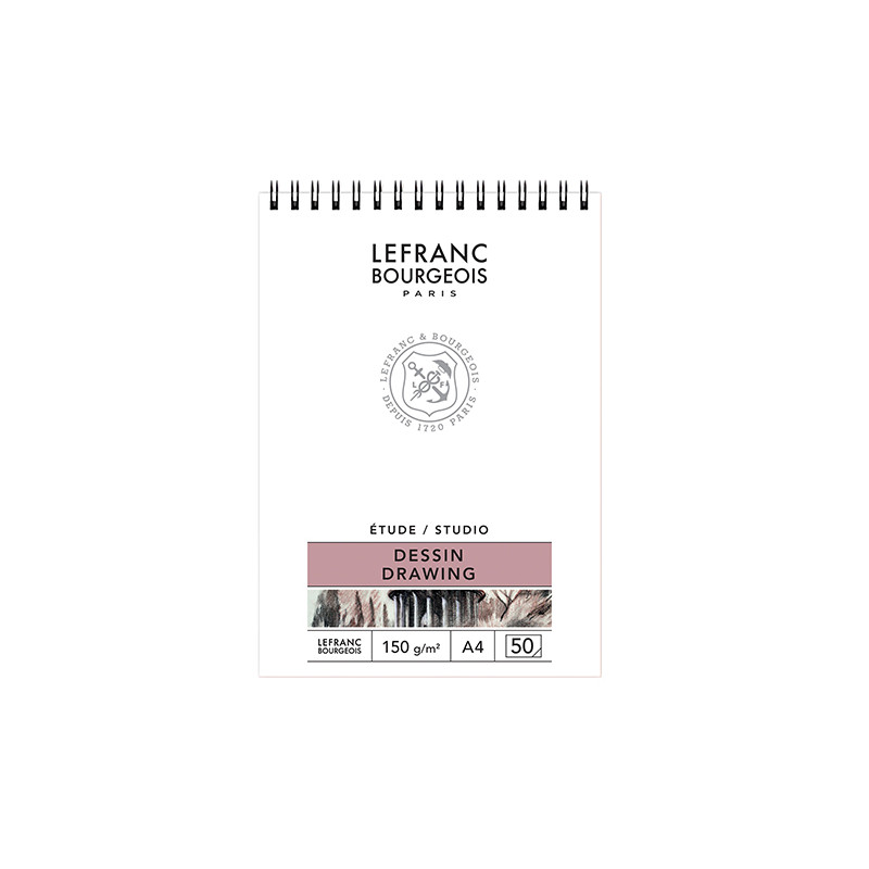 Lefranc&Bourgeois studio drawing block on a spiral 150g A4 50 sheets
