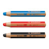 Stabilo woody 3in1 arty pencils 6 colors