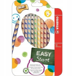 Stabilo easy start pencils for left-handed 12 colors