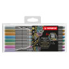 Stabilo pen 68 set of 8 metallic fineliners