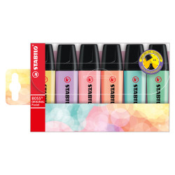 Stabilo boss original pastel set of 6 color highlighters