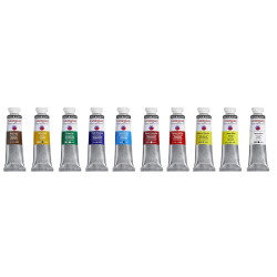 Daler Rowney Georgian water mixable oil set 10x37ml