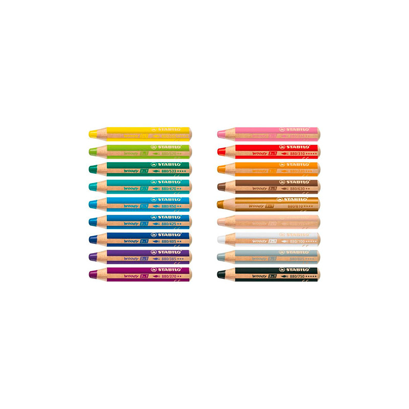 Stabilo woody 3in1 crayon