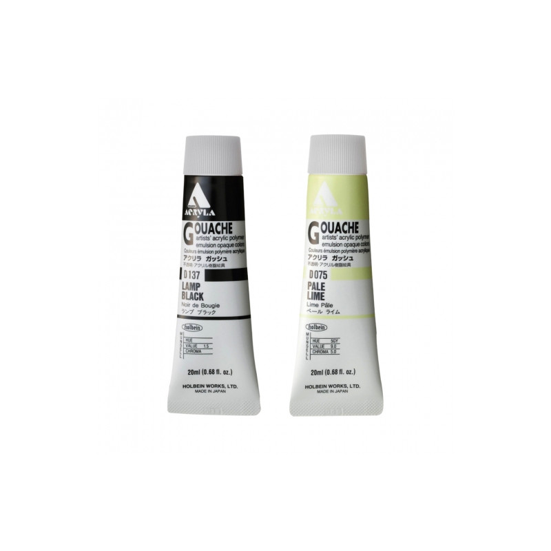 Holbein acryla gouache gwasz akrylowy 20ml