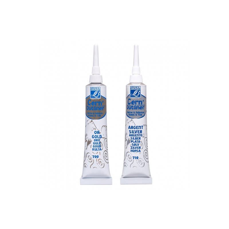 Lefranc&Bourgeois glass&tile outliner farba konturowa do szkła 20ml