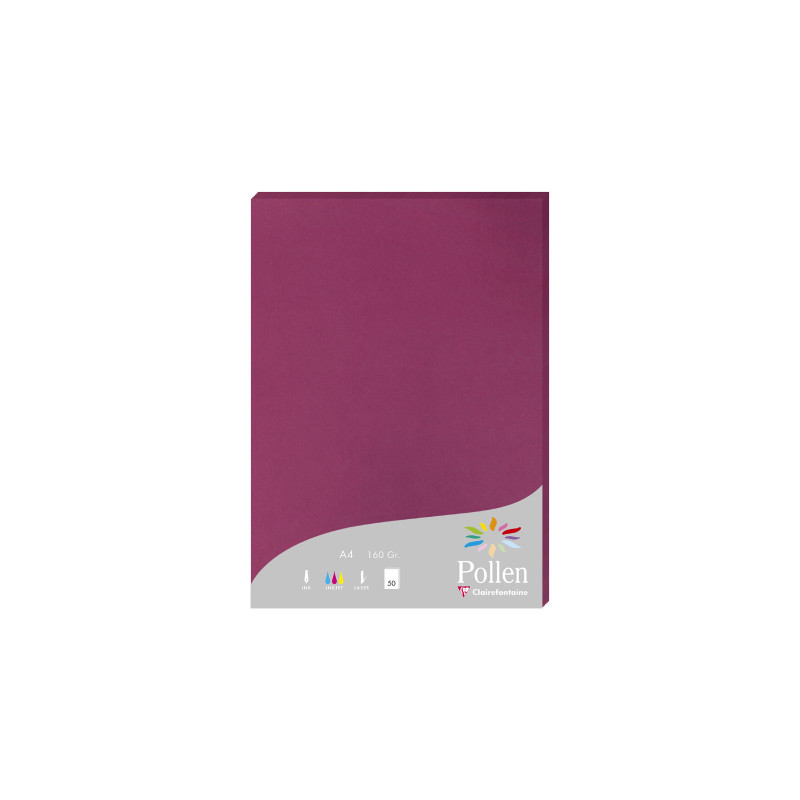 Clairefontaine pollen papier A4 160g 50 arkuszy - sklep plastyczny - s