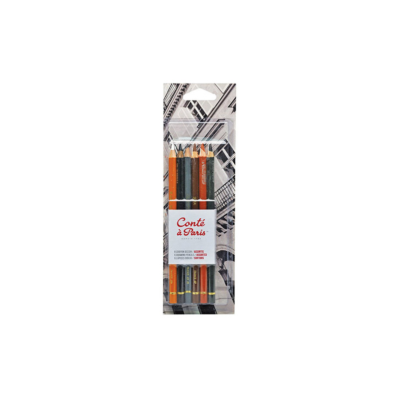 Conte a Paris assorted zestaw rysunkowy 6 sztuk