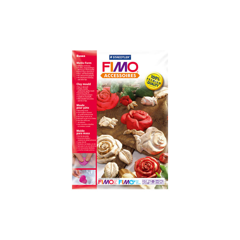 Fimo forma - róże - sklep plastyczny - szał dla plastyków