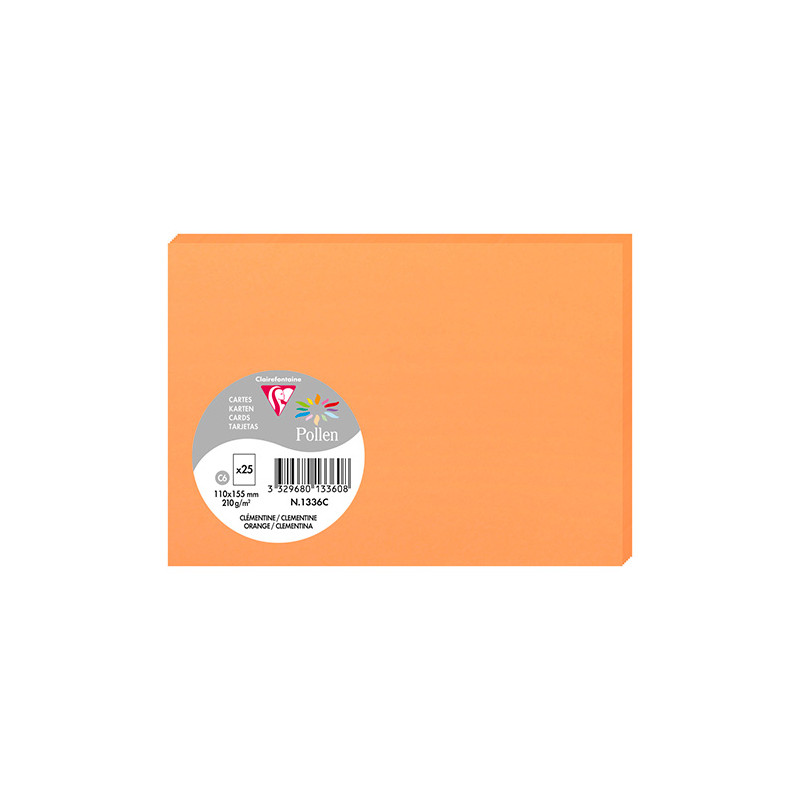 Clairefontaine pollen papier 110x155 210g 25 arkuszy - sklep plastyczn