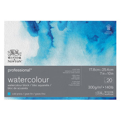 Blok Winsor & Newton professional watercolor cold pressed 300g 20ark