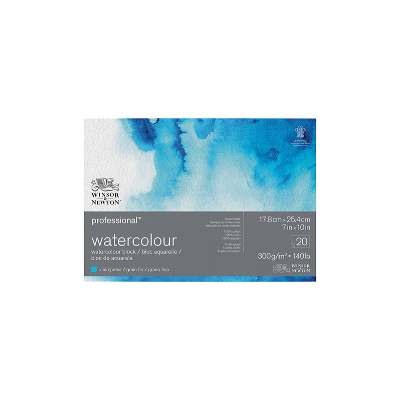 Blok Winsor & Newton professional watercolor cold pressed 300g 20ark