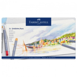 Faber-Catell goldfaber aqua zestaw 36 kredek akwarelowych - sklep plas