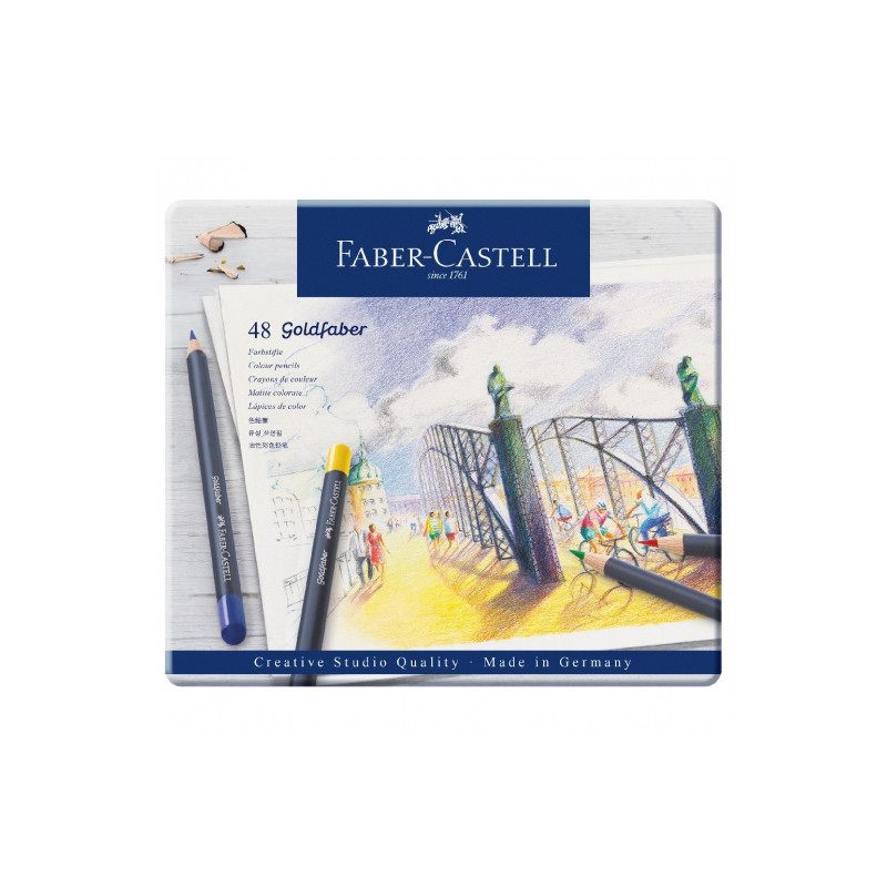 Faber-Catell goldfaber zestaw 48 kredek artystycznych - sklep plastycz