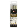 Sakura pigma micron zestaw 3 cienkopisów 02,04,08 - sklep plastyczny -