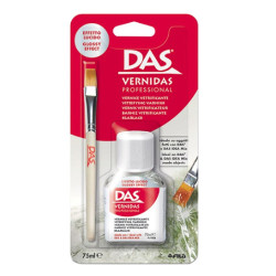 DAS final glazing varnish 75ml + brush