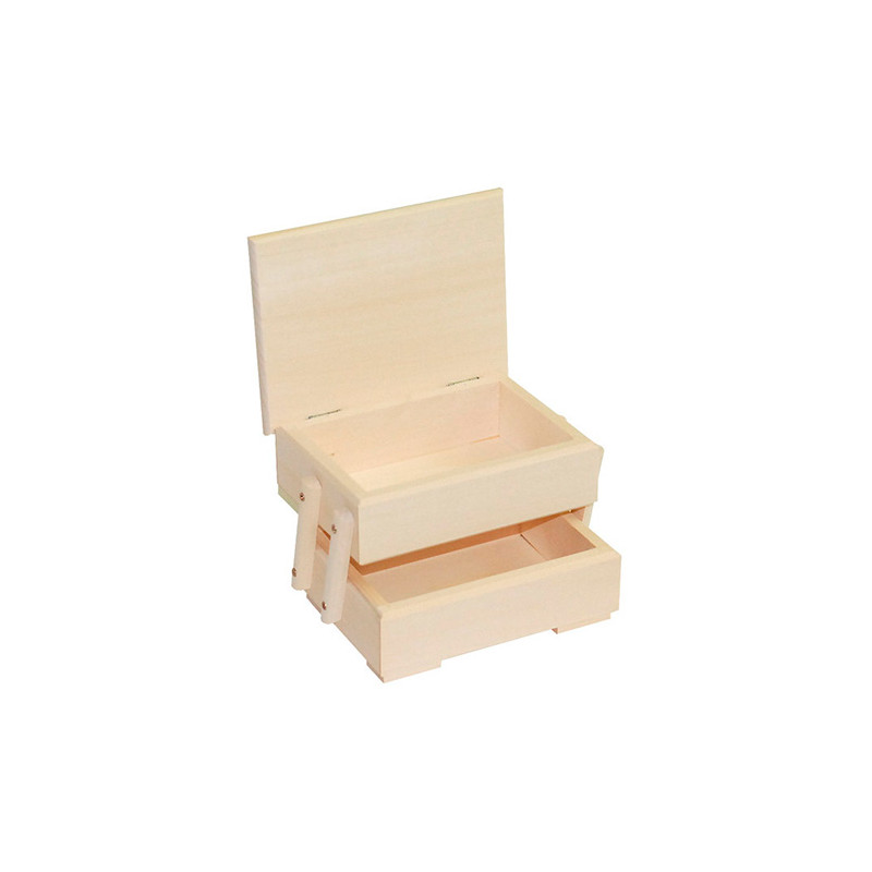 Drewniana niciarka mini 15,5x9x11cm - sklep plastyczny - szał dla plas