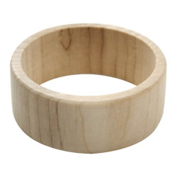 Drewniana bransoleta prosta 30mm - sklep plastyczny - szał dla plastyk