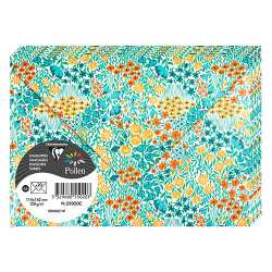 Clairefontaine pollen flowers-eco koperty 114x162mm 120g 20 sztuk - sk