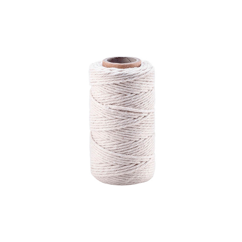 DP Craft sznurek bawełniany do makramy 3mm x 200m biały - sklep plasty