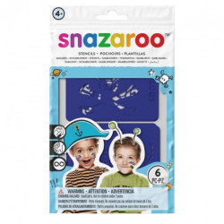 Snazaroo set of 6 boy adventure templates