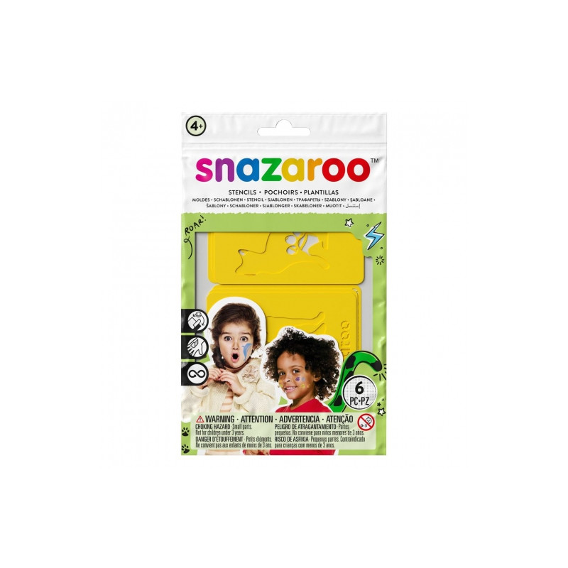 Snazaroo set of 6 universal templates