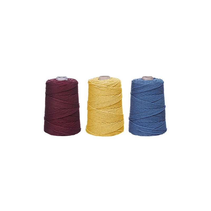 DP Craft sznurek bawełniany skręcany 3mm 100m - sklep plastyczny - sza