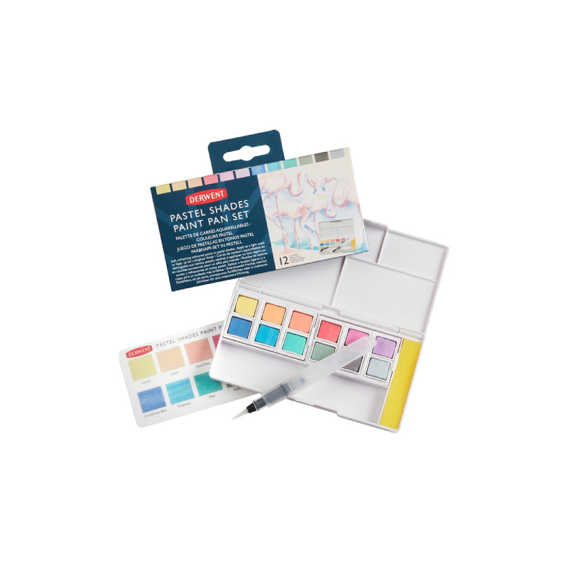 Derwent pastel shades set of 12 pastel paints