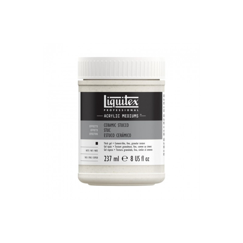 Liquitex ceramic stucco drobnoziarnisty żel 237ml - sklep plastyczny -