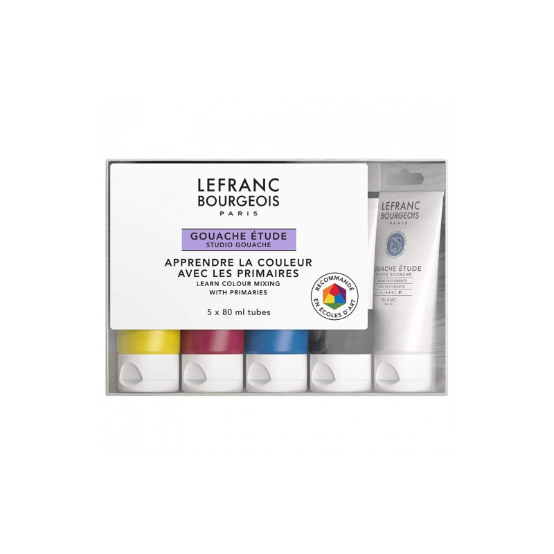 Lefranc&Bourgeoise studio gouache set 5x80 ml
