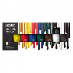 Liquitex set of basic acrylic paints 8x75 ml