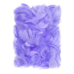 Piórka lilac 5-12cm 10g - sklep plastyczny - szał dla plastyków
