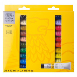 Winsor & Newton gallery set of acrylic paints 20x12 ml
