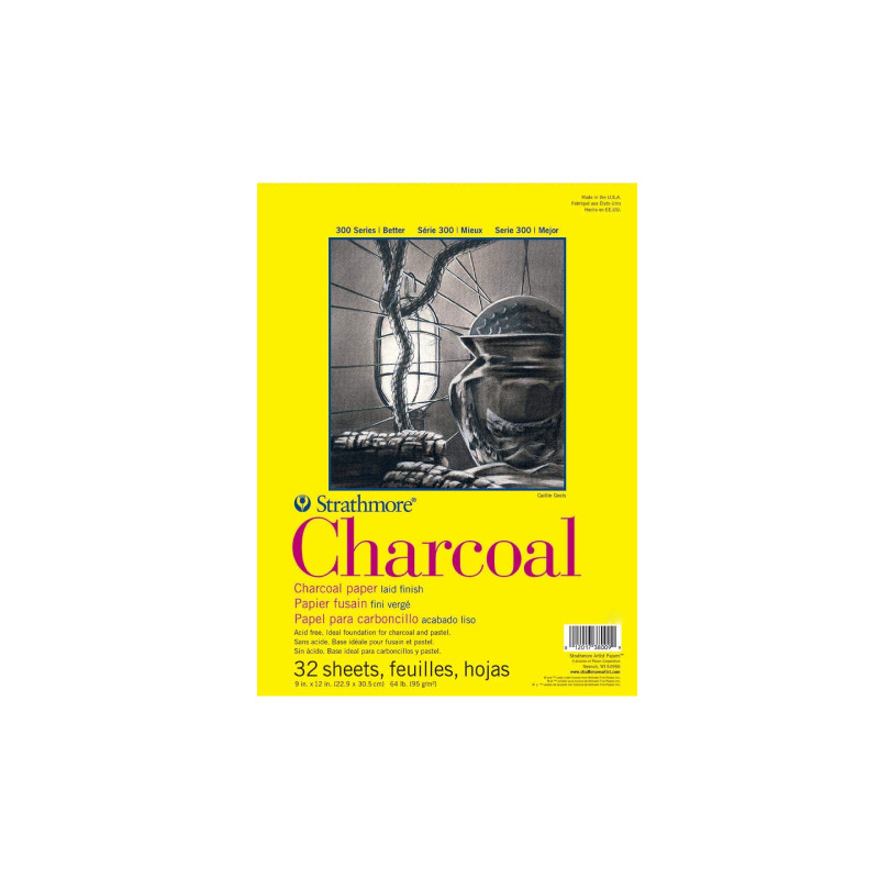 Blok Strathmore s.300 charcoal 95g 32ark - sklep plastyczny - szał dla