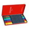 Caran d'Ache fibralo brush zestaw 10 flamastrów metal opak - sklep pla