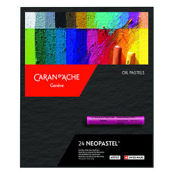Caran d'Ache neopastel pastele olejne 24 sztuki - sklep plastyczny - s