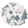 Clairefontaine papier origami little love 15x15cm 70g 60ark - sklep pl