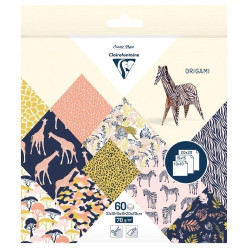 Clairefontaine origami safari 10x10,15x15,20x20 70g 60 sheets
