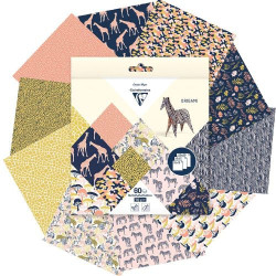 Clairefontaine origami safari 10x10,15x15,20x20 70g 60 sheets