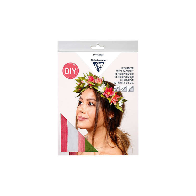 Clairefontaine wreath of flowers zestaw kreatywny - sklep plastyczny -