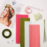 Clairefontaine wreath of flowers creative set