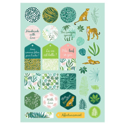 Clairefontaine papier dekoracyjny exotic freshness A4 20 arkuszy - skl
