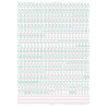 Clairefontaine, decorative paper - exotic freshness A4 20 sheets