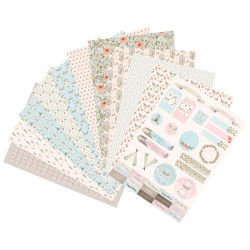 Clairefontaine boheme chic decorative paper A4 20 sheets