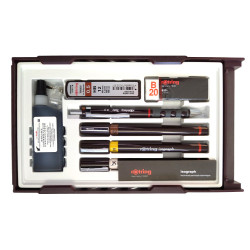 Rotring combi college 0.25, 0.35, 0.5 isograph set