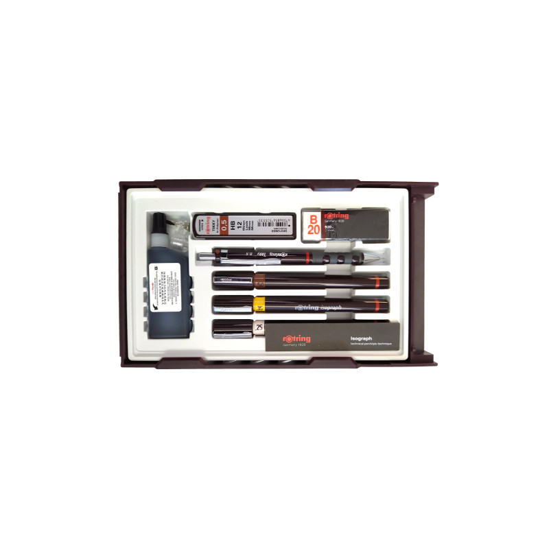 Rotring zestaw isografów combi college 0.25, 0.35, 0.5  - sklep plasty