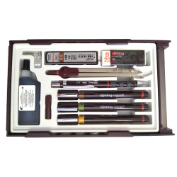 Rotring combi master 0.2, 0.3, 0.5 isograph set