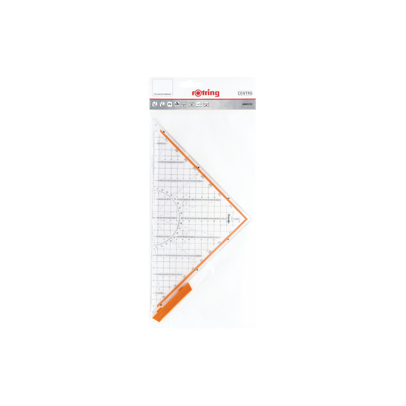 Rotring profesjonalna ekierka kreślarska centro 32cm - sklep plastyczn