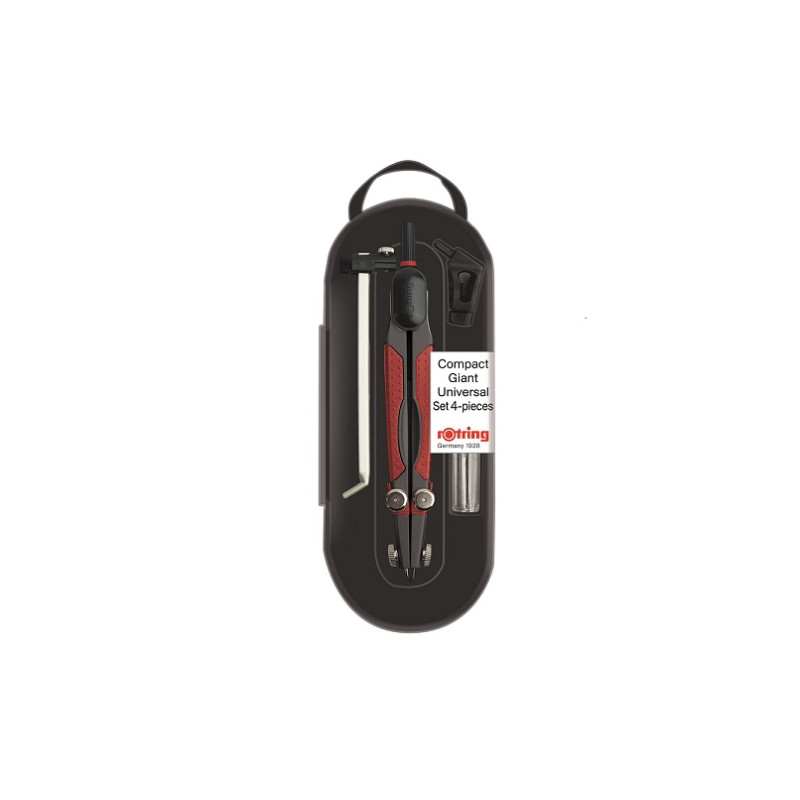 Rotring cyrkiel zestaw 6 częściowy compact - sklep plastyczny - szał d