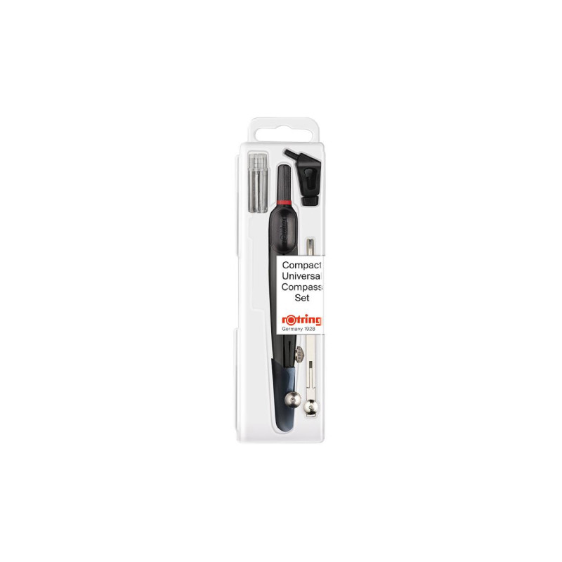 Rotring cyrkiel zestaw 4 częściowy compact uniwersalny - sklep plastyc