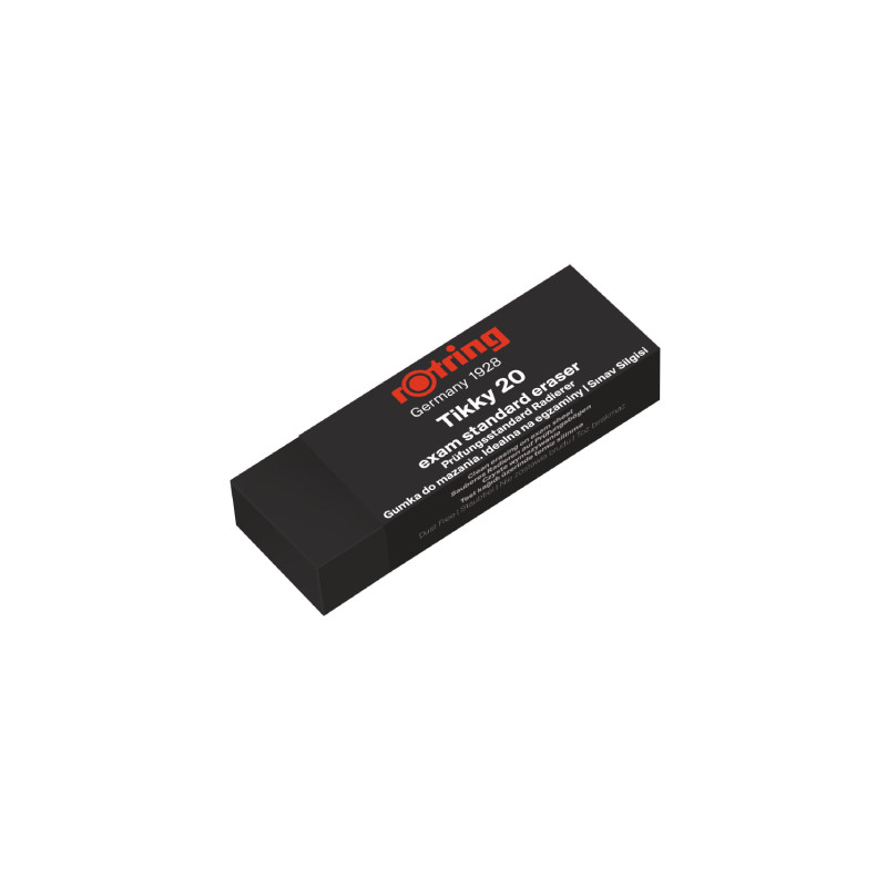 Rotring gumka czarna tikky 20 - sklep plastyczny - szał dla plastyków